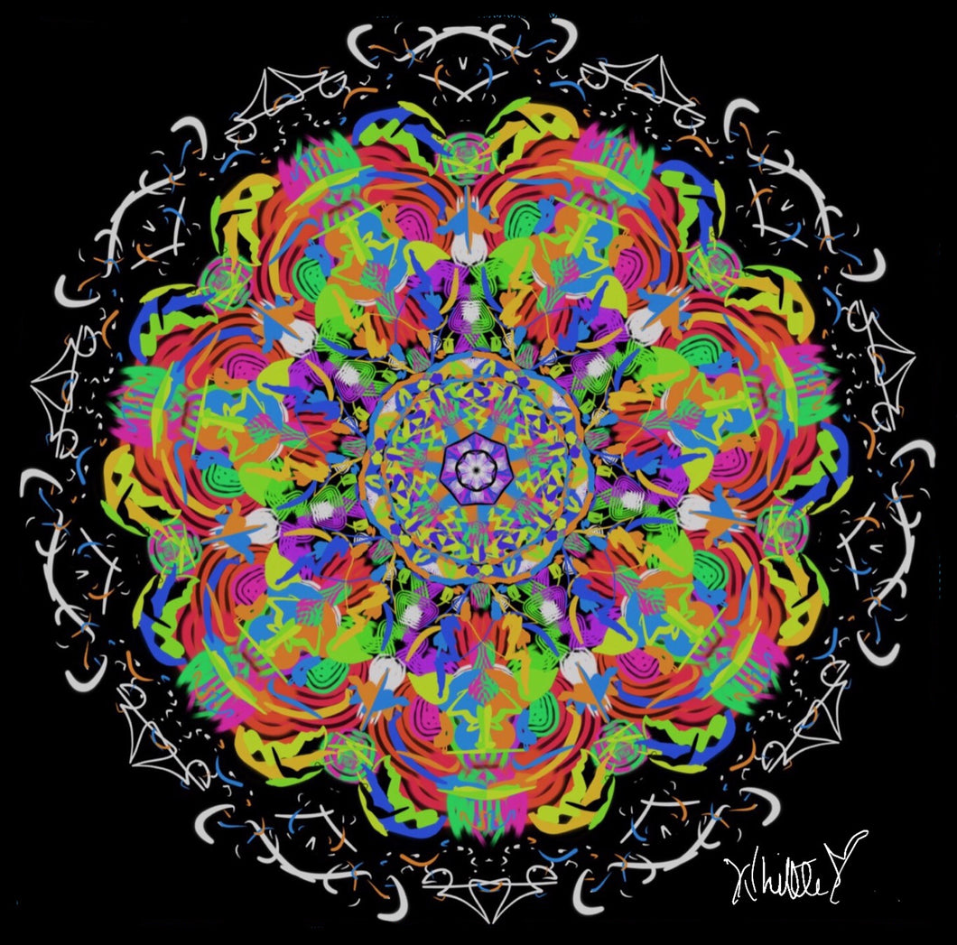 Psychedelic Bloom Mandala