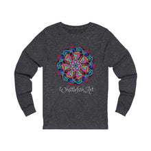 Load image into Gallery viewer, Pinwheel Mandala Unisex Long Sleeve Tee