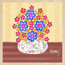 Load image into Gallery viewer, Pink and Blue Blossoms