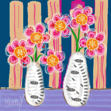 Load image into Gallery viewer, Electric Blooms Pink Flowers