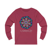 Load image into Gallery viewer, Pinwheel Mandala Unisex Long Sleeve Tee