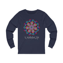 Load image into Gallery viewer, Pinwheel Mandala Unisex Long Sleeve Tee