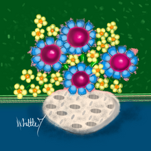 Load image into Gallery viewer, Blooms in Blue