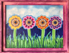 Load image into Gallery viewer, Party in the Garden Framed