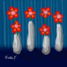 Load image into Gallery viewer, Dance Show Red Flowers