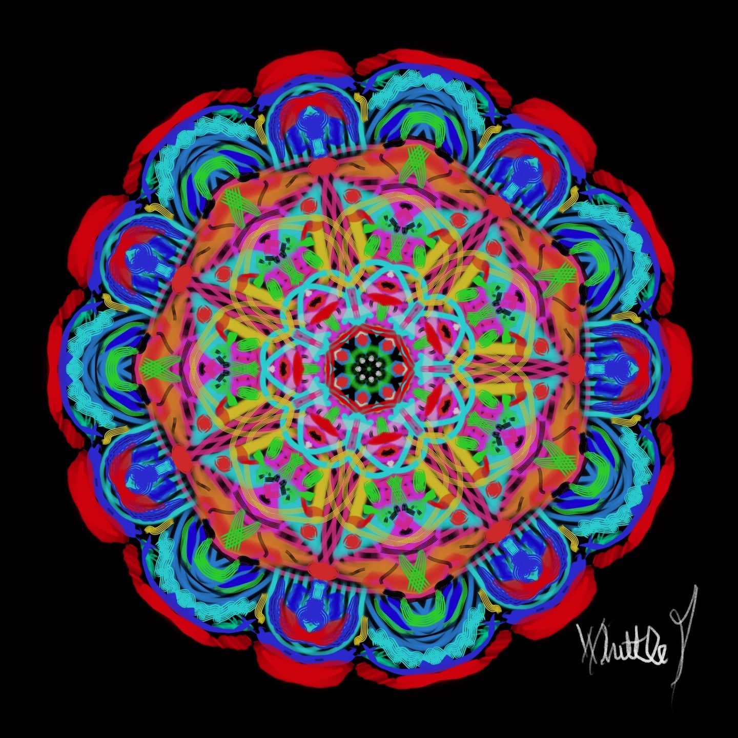 Flower Power Mandala